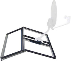 Video Mount - Security Camera Non-Penetrating Pitched Roof Mount - 41" Long, Dark Gray - Apex Tool & Supply