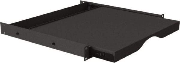 Video Mount - Security Camera Sliding Equipment Rack Shelf - Black - Apex Tool & Supply