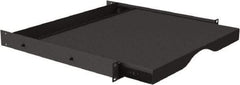 Video Mount - Security Camera Sliding Equipment Rack Shelf - Black - Apex Tool & Supply