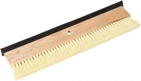 SEYMOUR-MIDWEST - Polypropylene Surface Preparation Coating Brush - 5" Wide, Wood Block, Tapered or Threaded Handle - Apex Tool & Supply