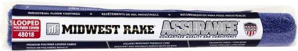 SEYMOUR-MIDWEST - 1/2" Nap, 18" Wide Paint Roller Cover - Rough Texture, Polymer - Apex Tool & Supply