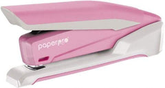 PaperPro - 20 Sheet Long Reach Stapler - Pink & White - Apex Tool & Supply