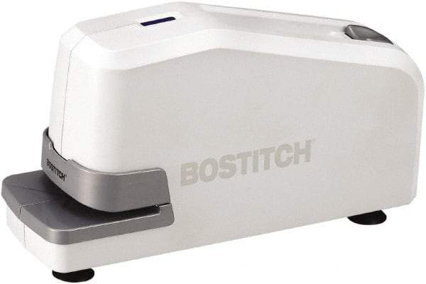 Stanley Bostitch - 25 Sheet Flat-Clinch Electric Stapler - White - Apex Tool & Supply