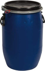 SEYMOUR-MIDWEST - 15 Gal, Polypropylene Round Blue Bucket/Pail - Handle & Lid Included - Apex Tool & Supply