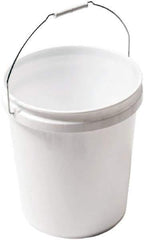 SEYMOUR-MIDWEST - 5 Gal, Plastic Round White Bucket & Pail Kit - Handle Included - Apex Tool & Supply
