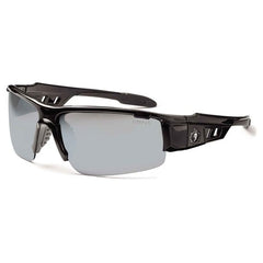DAGR Silver Mirror Lens Black Safety Glasses - Apex Tool & Supply