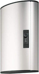 DURABLE - 36 Keys, Silver Key Storage Cabinet - 11-3/4" Wide x 4-5/8" Deep x 11" High - Apex Tool & Supply