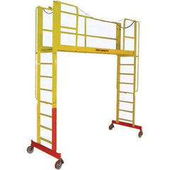 TRI-ARC - Rolling & Wall Mounted Ladders & Platforms Type: Double Entry Work Platform Style: Adjustable Height - Apex Tool & Supply