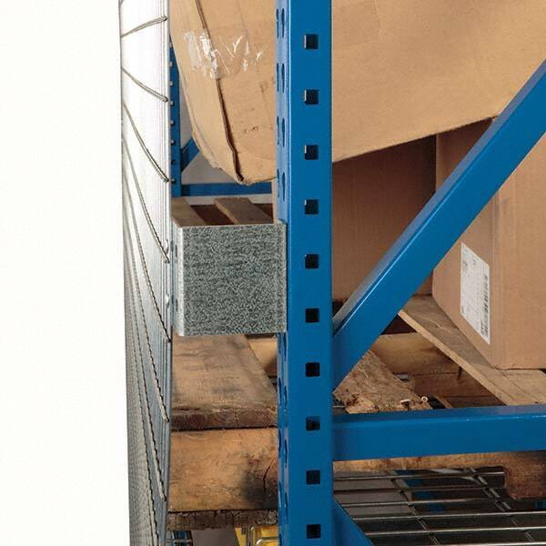 Folding Guard - Temporary Structure Parts & Accessories Type: Offset Bracket for Qwik Fence Pallet Rack Backing Width (Inch): 4 - Apex Tool & Supply