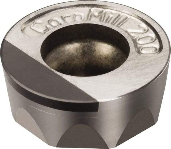 Sandvik Coromant - RCHT1204M0 PO Grade CB50 CBN Milling Insert - Uncoated, 3/16" Thick, 12mm Inscribed Circle, 6mm Corner Radius - Apex Tool & Supply