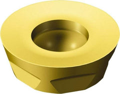 Sandvik Coromant - R3002570 PL Grade S40T Carbide Milling Insert - TiCN/Al2O3/TiN Finish, 7.94mm Thick, 1" Inscribed Circle, 1/2" Corner Radius - Apex Tool & Supply