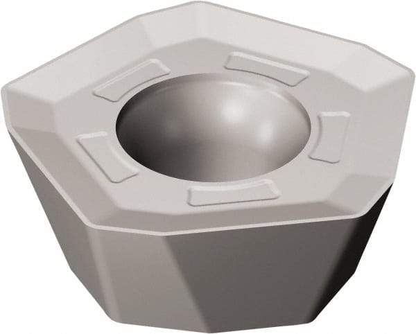 Sandvik Coromant - 419R1405 PM Grade 1040 Carbide Milling Insert - TiAlN2 Finish, 5.56mm Thick, 14mm Inscribed Circle, 0.8mm Corner Radius - Apex Tool & Supply