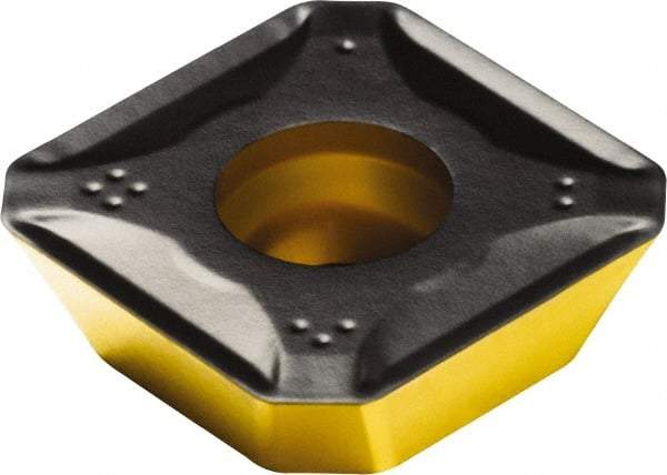 Sandvik Coromant - R24512T3 PL Grade 4230 Carbide Milling Insert - TiCN/Al2O3/TiN Finish, 5/32" Thick, 13.4mm Inscribed Circle, 1.5mm Corner Radius - Apex Tool & Supply