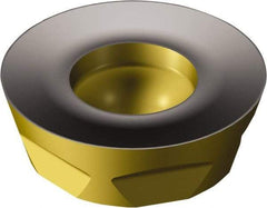 Sandvik Coromant - R3001032 KH Grade 3330 Carbide Milling Insert - TiCN/Al2O3/TiN Finish, 3.17mm Thick, 10mm Inscribed Circle - Apex Tool & Supply