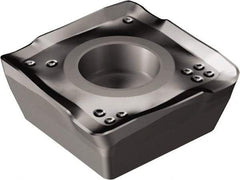 Sandvik Coromant - 490R08T308 KM Grade 3040 Carbide Milling Insert - TiCN/Al2O3 Finish, 3.3mm Thick, 8.5mm Inscribed Circle, 0.8mm Corner Radius - Apex Tool & Supply