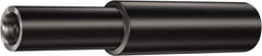 Sandvik Coromant - CoroMill 316 16mm Straight Shank Milling Tip Insert Holder & Shank - 65mm Projection, 0.4567" Neck Diam, 11.6mm Nose Diam, 65mm OAL, Steel Exx-Axx-SS Tool Holder - Apex Tool & Supply