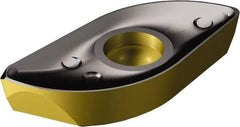 Sandvik Coromant - R2163206 M-M Grade 4220 Carbide Milling Insert - TiCN/Al2O3/TiN Finish, 6.35mm Thick - Apex Tool & Supply