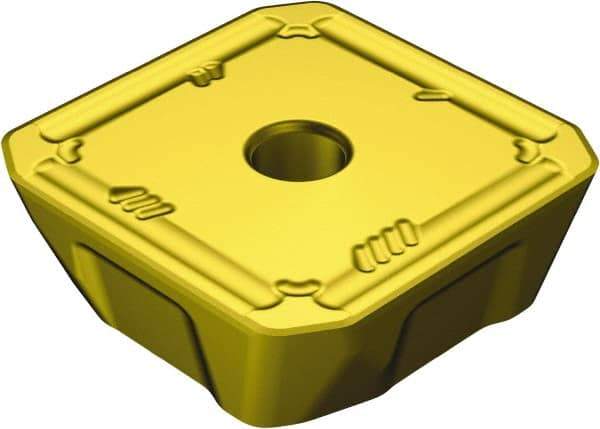 Sandvik Coromant - 360L2807 MH Grade 2040 Carbide Milling Insert - TiCN/Al2O3/TiN Finish, 7.94mm Thick, 28.47mm Inscribed Circle, 1.7mm Corner Radius - Apex Tool & Supply