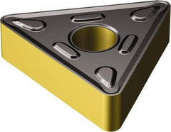 Sandvik Coromant - TNMG666 HM Grade 4335 Carbide Turning Insert - TiCN/AI2O3/TiN Finish, 60° Triangle, 3/4" Inscr Circle, 3/8" Thick, 3/32" Corner Radius - Apex Tool & Supply