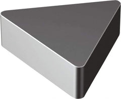 Sandvik Coromant - TNGA432 Grade 650 Ceramic Turning Insert - TiN Finish, 60° Triangle, 1/2" Inscr Circle, 3/16" Thick, 1/32" Corner Radius - Apex Tool & Supply