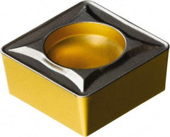 Sandvik Coromant - SCMT32.52 UR Grade 4335 Carbide Turning Insert - TiCN/AI2O3/TiN Finish, 90° Square, 3/8" Inscr Circle, 5/32" Thick, 1/32" Corner Radius - Apex Tool & Supply