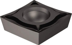 Sandvik Coromant - CCGT32.51 UM Grade 1105 Carbide Turning Insert - TiAlN Finish, 80° Diamond, 3/8" Inscr Circle, 5/32" Thick, 1/64" Corner Radius - Apex Tool & Supply