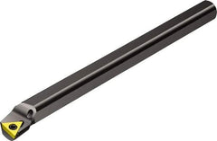 Sandvik Coromant - 0.9291" Min Bore Diam, 10" OAL, 3/4" Shank Diam, A..STFCR/L Indexable Boring Bar - Screw-On Holding Method - Apex Tool & Supply