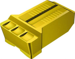 Sandvik Coromant - RN123 GR Grade 2135, 15mm Cutting Width Carbide Grooving Insert - Neutral, 1.2mm Corner Radius, TiCN/Al2O3/TiN Finish - Apex Tool & Supply