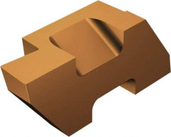 Sandvik Coromant - 4TLG Grade 1125, 4.8mm Cutting Width Carbide Grooving Insert - 1/4" Max Depth of Cut, Left Hand, 0.57mm Corner Radius, TiCrAlN/TiAlN Finish - Apex Tool & Supply