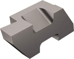 Sandvik Coromant - 3125TLG Grade H13A, 1/8" Cutting Width Carbide Grooving Insert - 0.15" Max Depth of Cut, Left Hand, 0.19mm Corner Radius, Uncoated - Apex Tool & Supply