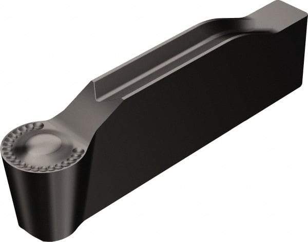 Sandvik Coromant - 0600N123 Grade 1105, 6mm Cutting Width Carbide Grooving Insert - 2.8mm Max Depth of Cut, Neutral, 3mm Corner Radius, TiAlN2 Finish - Apex Tool & Supply