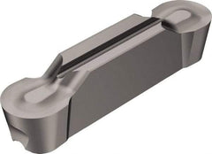 Sandvik Coromant - J2N123x2 AM 6mm Cutting Width Carbide Grooving Insert - 22.2mm Max Depth of Cut, Neutral, 3mm Corner Radius, Uncoated - Apex Tool & Supply