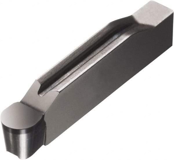 Sandvik Coromant - 0500N123 Grade 7015, 5mm Cutting Width CBN Grooving Insert - 0.7mm Max Depth of Cut, Neutral, 2.5mm Corner Radius, TiN Finish - Apex Tool & Supply