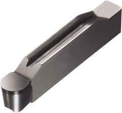 Sandvik Coromant - N123H1, 7025 Grade Cubic Boron Nitride Profiling Insert - Uncoated, 7° Relief Angle, 4.35mm Thick, 2mm Corner Radius - Apex Tool & Supply