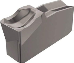 Sandvik Coromant - R151.240 4E H13A Grade, 0.1575" Cutting Width, Carbide Cutoff Insert - 5° Right Hand Lead Angle, 0.0118" Cnr Rad - Apex Tool & Supply