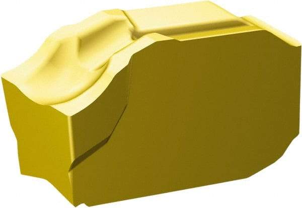 Sandvik Coromant - QD-NK CO Grade 1135, 6mm Cutting Width Carbide Cutoff Insert - 0.2mm Corner Radius, TiCN/Al2O3/TiN Finish - Apex Tool & Supply
