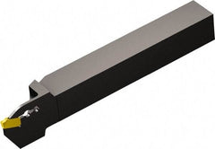 Sandvik Coromant - QD, External, Left Hand, 1.3" Max Depth of Cut, Indexable Grooving Tool Holder - QD-NH-0400-0002-CM Insert Compatibility, 3/4" Shank Height, 3/4" Shank Width, 5" OAL - Apex Tool & Supply