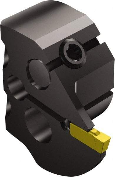 Sandvik Coromant - 570-xxR/L151.3 Insert, 14mm Head Length, Modular Grooving Cutting Unit Head - Left Hand Cut, System Size 32, Through Coolant, Series T-Max Q-Cut - Apex Tool & Supply