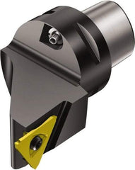 Sandvik Coromant - Cx-R/LF123T/U..BM Insert, 60mm Head Length, Modular Grooving Cutting Unit Head - Left Hand Cut, System Size C4, Through Coolant, Series CoroCut 3 - Apex Tool & Supply
