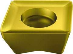 Sandvik Coromant - 690100531 SL Grade S40T Carbide Milling Insert - TiCN/Al2O3/TiN Finish, 5.2mm Thick, 10mm Inscribed Circle, 3.1mm Corner Radius - Apex Tool & Supply