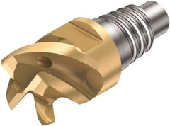 Sandvik Coromant - 316-SM Grade 1030 Carbide End Milling Tip Insert - TiAlN Finish, 4 Flutes, 10mm Cutting Diam, 6mm Depth of Cut, 12.4mm Extension, 0.0394" Cnr Rad, 50° Helix - Apex Tool & Supply