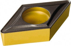 Sandvik Coromant - DCMT32.53 UR Grade 4335 Carbide Turning Insert - TiCN/AI2O3/TiN Finish, 55° Diamond, 3/8" Inscr Circle, 5/32" Thick, 3/64" Corner Radius - Apex Tool & Supply