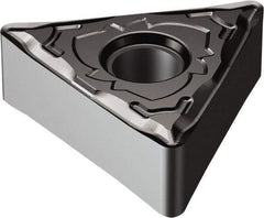 Sandvik Coromant - TNMG331 SF Grade 1105 Carbide Turning Insert - TiAlN Finish, 60° Triangle, 3/8" Inscr Circle, 3/16" Thick, 1/64" Corner Radius - Apex Tool & Supply