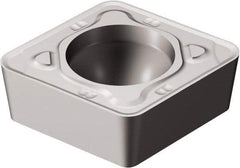 Sandvik Coromant - CCMT21.52 KR Grade H13A Carbide Turning Insert - Uncoated, 80° Diamond, 1/4" Inscr Circle, 3/32" Thick, 1/32" Corner Radius - Apex Tool & Supply