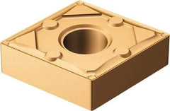 Sandvik Coromant - CNMG432 WF Grade 1125 Carbide Turning Insert - TiAlN/AlCr2O3 Finish, 80° Diamond, 1/2" Inscr Circle, 3/16" Thick, 1/32" Corner Radius - Apex Tool & Supply