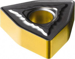 Sandvik Coromant - WNMG433 MR Grade 4305 Carbide Turning Insert - TiCN/Al2O3/TiN Finish, 80° Trigon, 1/2" Inscr Circle, 3/16" Thick, 3/64" Corner Radius - Apex Tool & Supply