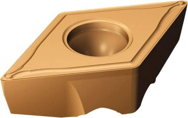 Sandvik Coromant - TRDC1308 M Grade 1115 Carbide Turning Insert - TiAlN/AlCr2O3 Finish, 55° Diamond, 11mm Inscr Circle, 5.525mm Thick, 1/32" Corner Radius - Apex Tool & Supply