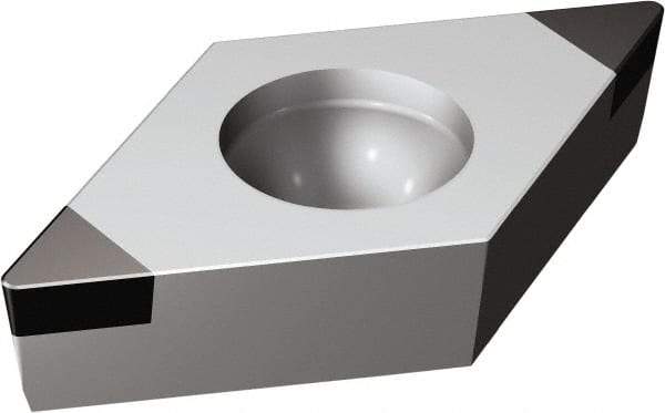 Sandvik Coromant - DCGW32.51 Grade 7025 Carbide Turning Insert - Uncoated, 55° Diamond, 3/8" Inscr Circle, 5/32" Thick, 1/64" Corner Radius - Apex Tool & Supply