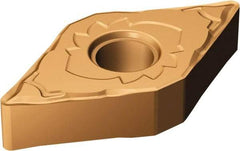 Sandvik Coromant - DNMG431 SF Grade 1115 Carbide Turning Insert - TiAlN/AlCr2O3 Finish, 55° Diamond, 1/2" Inscr Circle, 3/16" Thick, 1/64" Corner Radius - Apex Tool & Supply