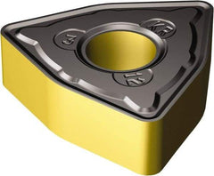 Sandvik Coromant - WNMG333 KR Grade 3210 Carbide Turning Insert - 80° Trigon, 3/8" Inscr Circle, 3/16" Thick, 3/64" Corner Radius - Apex Tool & Supply